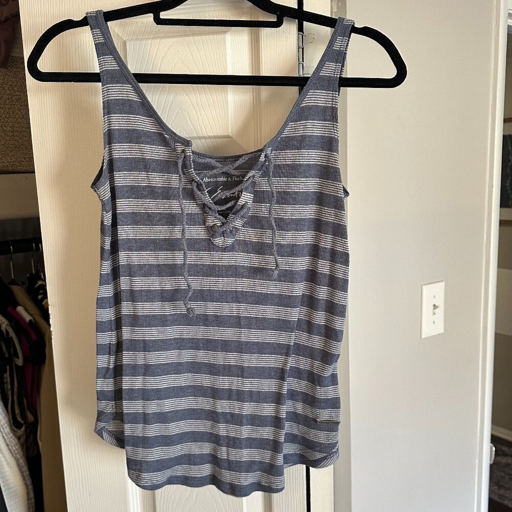 A&F Size S Striped Tank top